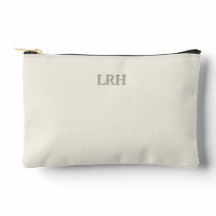 Monogramas minimalistas - Makeup Pouch