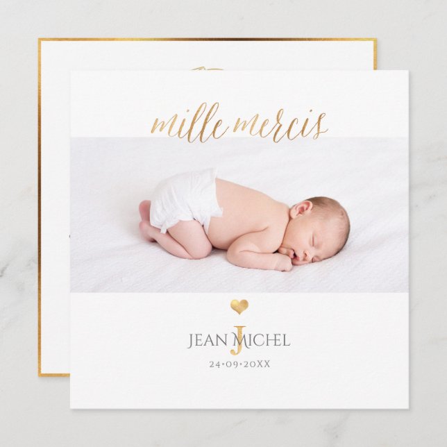 Monogramme de tijolage en D'or Cartões de socorro (Frente/Verso)