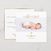 Monogramme de tijolage en D'or Cartões de socorro