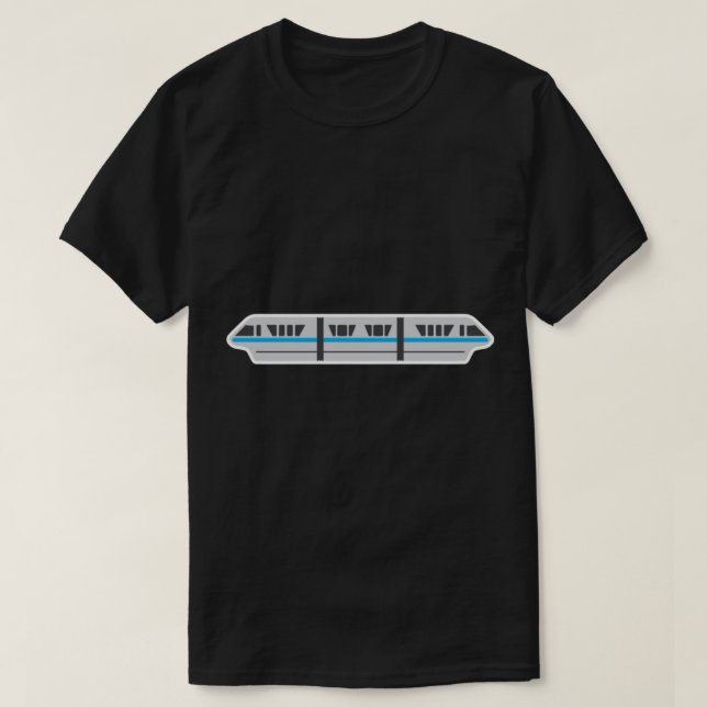 MONORAIL - Camisa T essencial TEAL (Frente do Design)