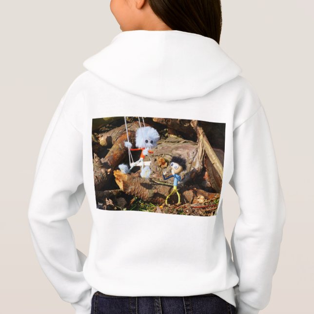 Monster Fubby op schommel. (Verso)