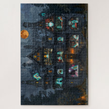 Monster House Scary Jigsee Quebra-cabeça