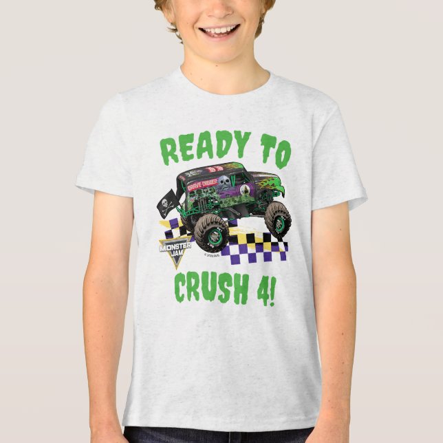 Monster Jam Grave Digger Pronto para Esmagar no An (Frente)