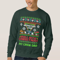 Monster Jam "Roll Into Christmas" Suéter Feio