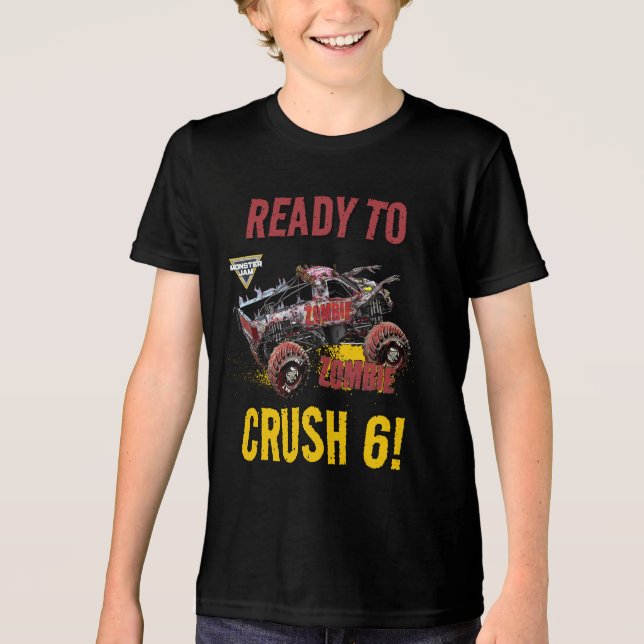 Monster Jam - Zumbi Pronto para Esmagar Aniversári (Frente)