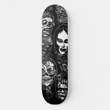 Monster Mask Skateboard Deck - Mapeamento da Conco