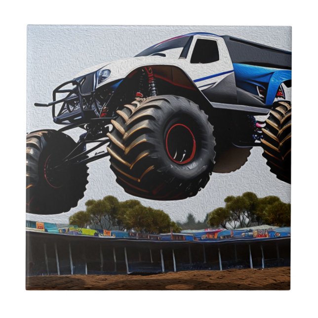 Monster Truck Launch, Azulejo cerâmico (Frente)