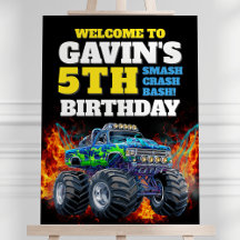 Monster Truck Legal Blue 5 - Sinal de Boas-vindas