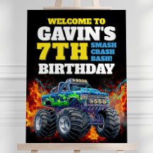 Monster Truck Legal Blue 7 - Sinal de Boas-vindas