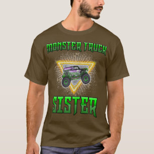 Monster Trucks É Minha Camisa De Pressão Para Meni