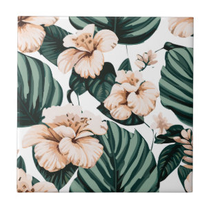 Monstera deixa hibisco