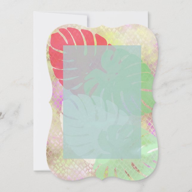 Monstera Madness Convite (Frente)