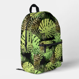 Monstera Palm Deixa A Selva Tropical