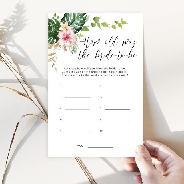 Monstera tropical Quantos anos tinha a noiva para  (Criador carregado)