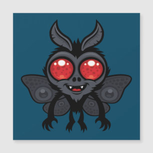Monstro Cute Criptídeo Mothman Assustador