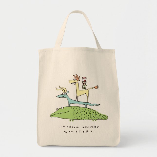 Monstro da entrega do sorvete - as bolsas (Frente)