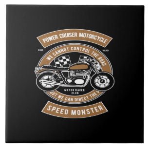 monstro da velocidade do motociclo do cruzador de