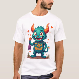 Monstro de Doces de Doce ou Travessura � Camiseta