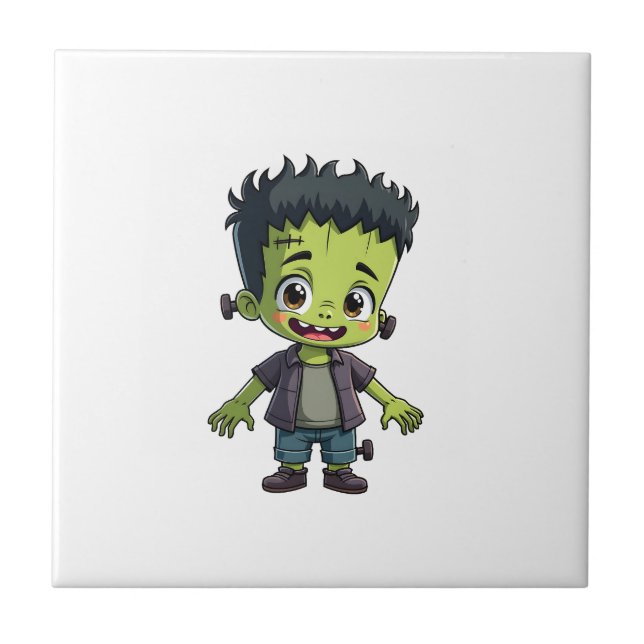 Monstro de Frankenstein � Camiseta de desenho anim (Frente)