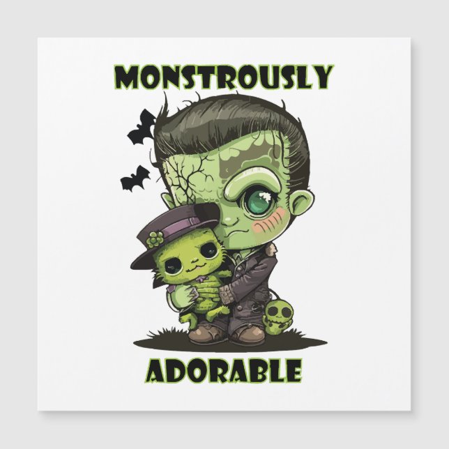 Monstro de Frankenstein Fofo com pelúcia (Frente)