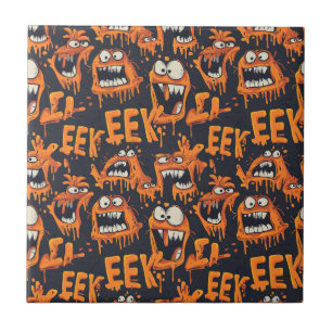 Monstro de Grafite Eek Preto Halloween (2)