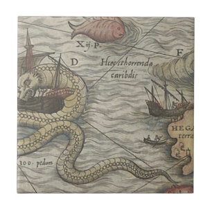 Monstro do mapa/serpente de mar