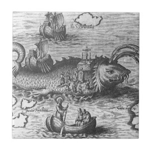 Monstro do mapa/serpente de mar