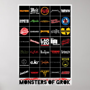 Monstro do poster de Grok