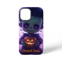 Monstro Fofo Segurando Jack O Lantern Halloween