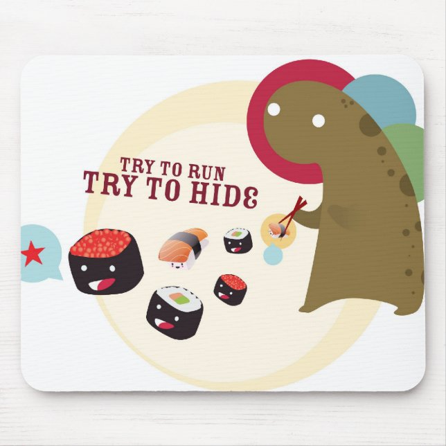 Monstro Mousepad do sushi (Frente)