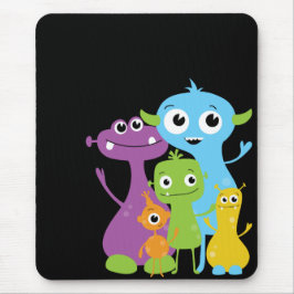 Monstro parvos Mousepad para miúdos