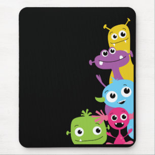 Monstro parvos Mousepad para miúdos