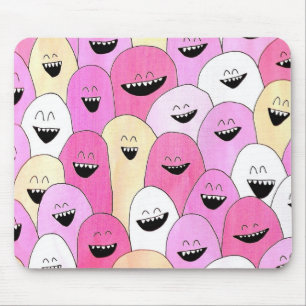 "Monstro pequenos bonitos" Mousepad