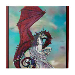 Monstro vermelho do réptil do dragão do pônei d