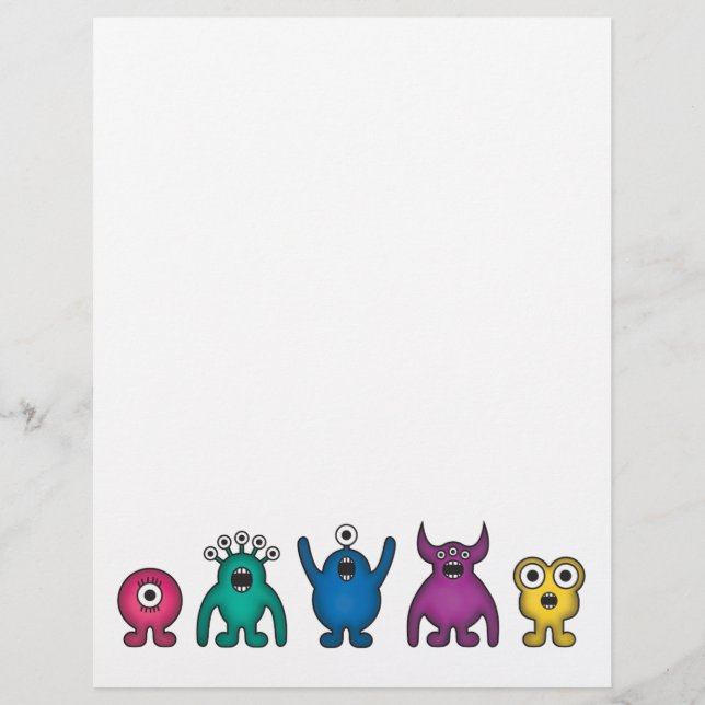 Monstros Alienigenas Arco-íris (Frente)