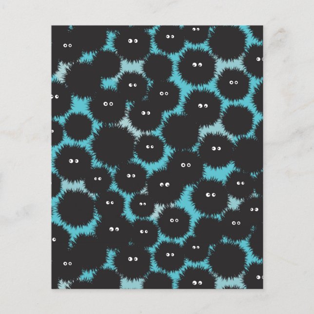 Monstros engraçados e pretos (Frente)