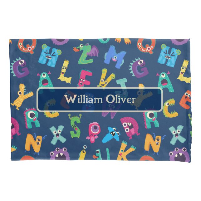 Monstros Personalizados de Alfabeto do Bobo ABC Mo (Frente)