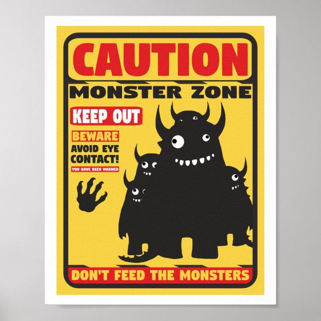 Monstros Poster (Frente)