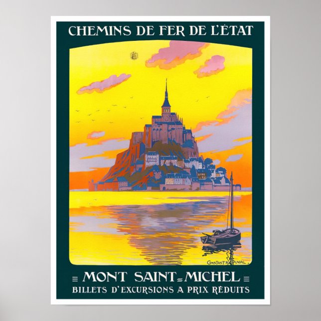 Mont Rua Michel France Poster (Frente)