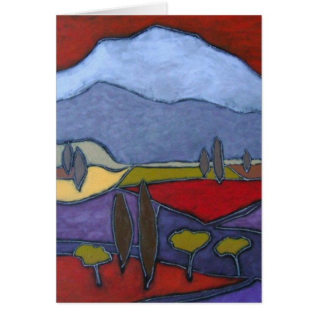 Mont Ventoux mim cartão da arte (Frente)