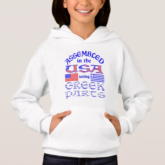 Montado nos EUA Usando Peças Gregas Humor (Frente)