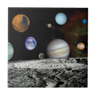 Montagem de Imagens do Sistema Solar pela Voyager