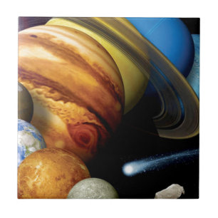 Montagem do Sistema Solar da NASA JPL Fotos Espaci