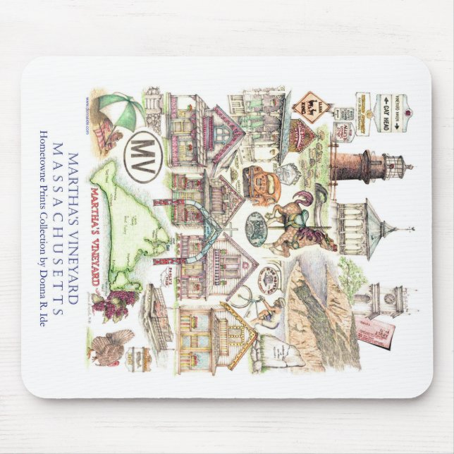 Montagem Mousepad do Martha's Vineyard (Frente)