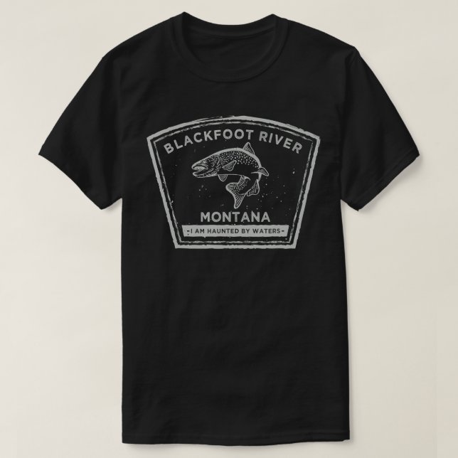 Montana Blackfoot - Camisa de Pesca Voadora  (Frente do Design)