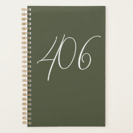 Montana Green com Planejador de Código de Área Bra