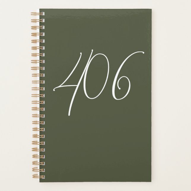 Montana Green com Planejador de Código de Área Bra (Frente)