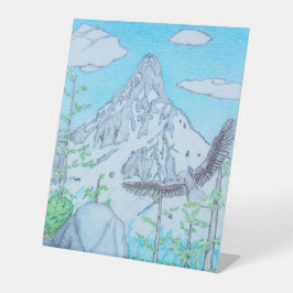 Montanha Cobiçada de Neve & Águia