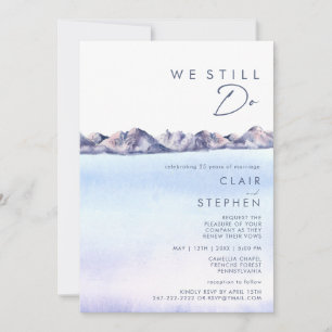 Montanha de inverno Ainda Fazemos Convite Renováv