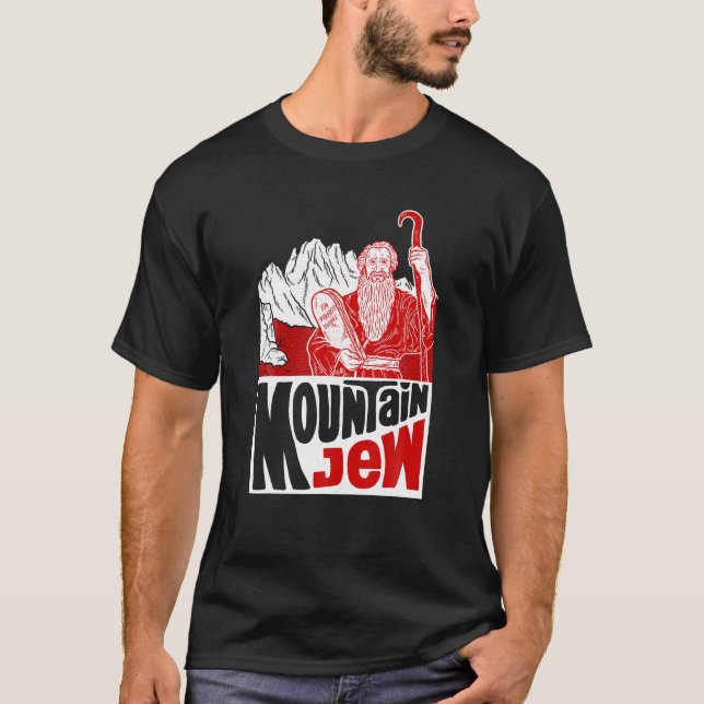 Montanha Judia T Camisa Moisés Dez Mandamentos Pun (Frente)